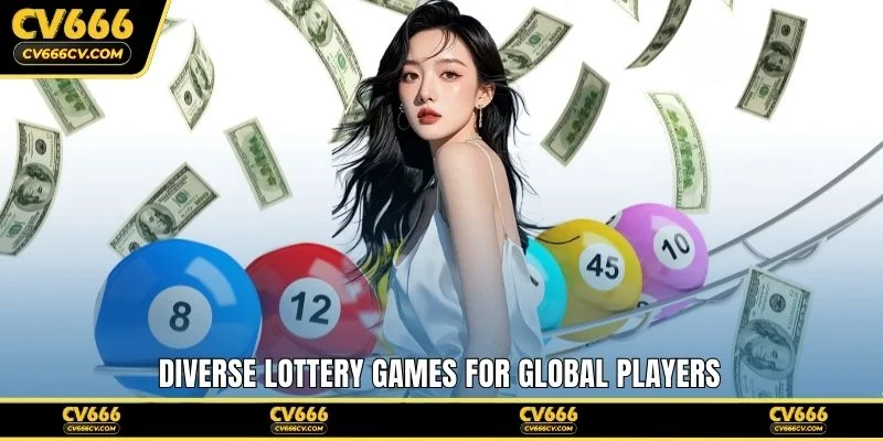 Diverse lottery games for global players