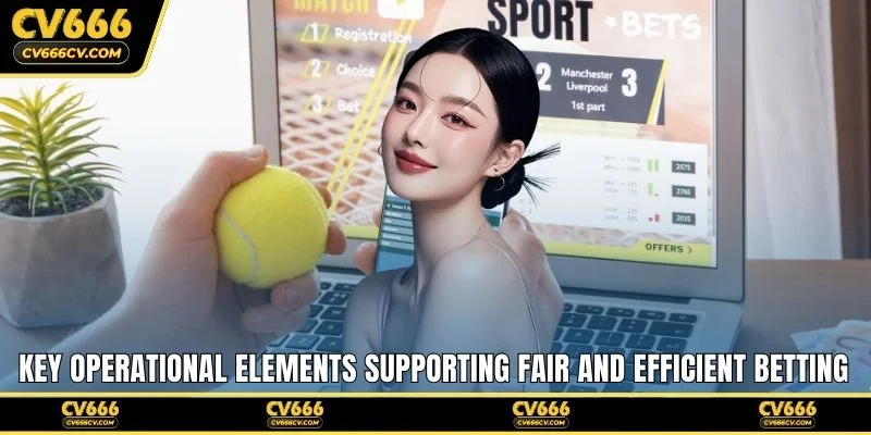 Key operational elements supporting fair and efficient betting