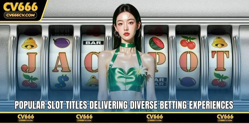 Popular slot titles delivering diverse betting experiences