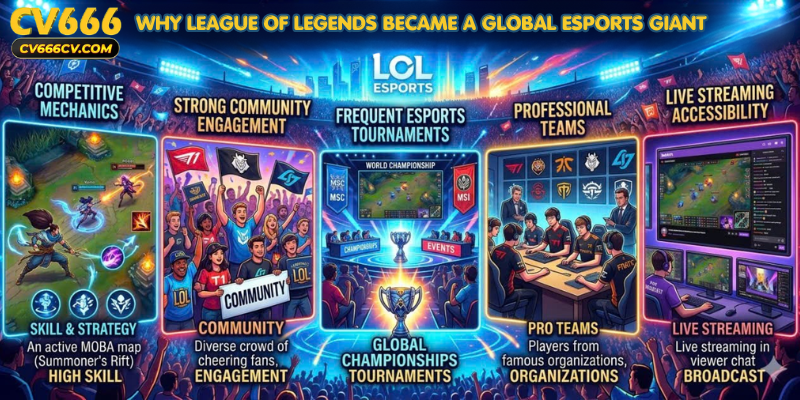 Why League of Legends Became a Global Esports Giant