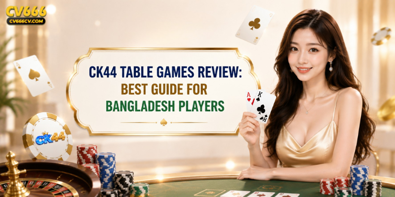 CK44 Table Games Review: Best Guide for Bangladesh Players