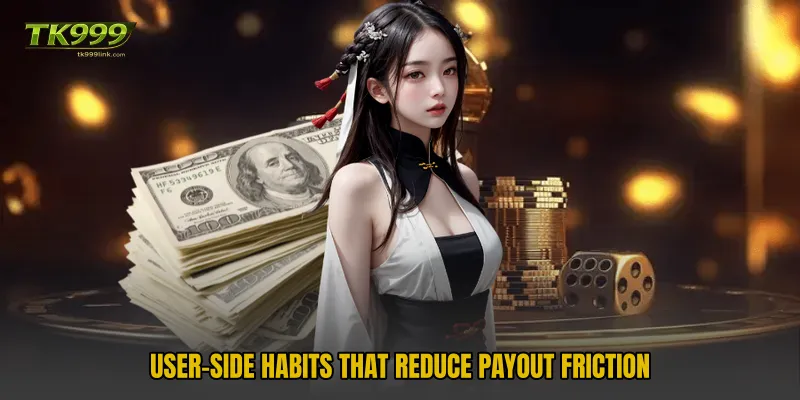 User-side habits that reduce payout friction
